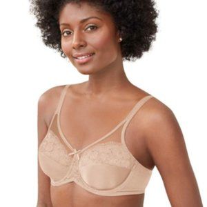 Lilyette by Bali NWT Ultimate Smoothing Minimizer Underwire Bra LY0444 42DDD